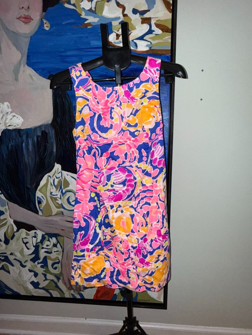 Lilly Pulitzer Courtney Shift Dress with Open Back - Size 4